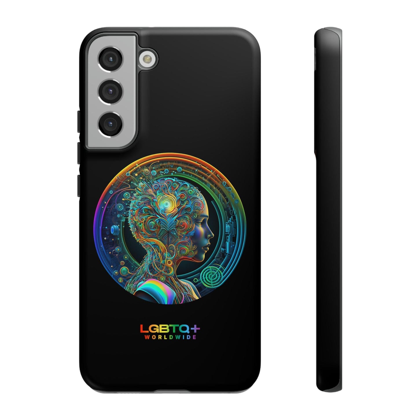 LGBTQWorldwide - ,,INTELLIGENT" Doppelgehäuse Handyhülle Accessories, Glossy, iPhone Cases, Matte, Phone accessory, Phone Cases, Samsung Cases, tough, Valentine's Day Picks lgbtq Bekleidung Accessoires unisex Zubehör