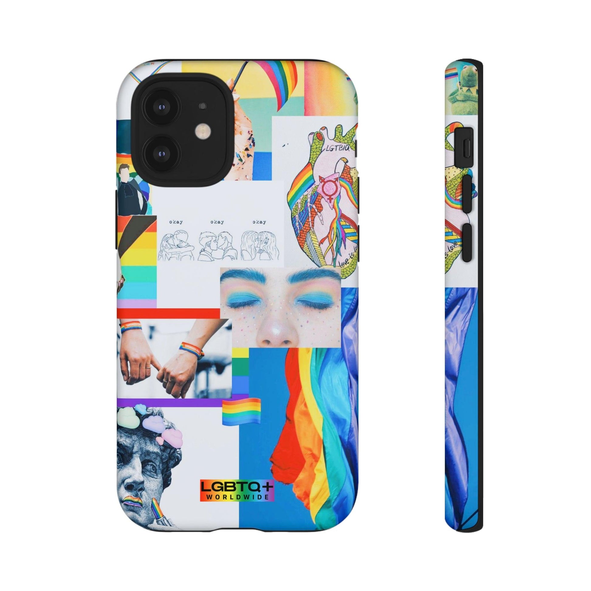 LGBTQWorldwide - ,,LEBEN"Doppelgehäuse Handyhülle Accessories, Glossy, iPhone Cases, Matte, Phone accessory, Phone Cases, Samsung Cases, Thermo, Valentine's Day Picks lgbtq Bekleidung Accessoires unisex Zubehör