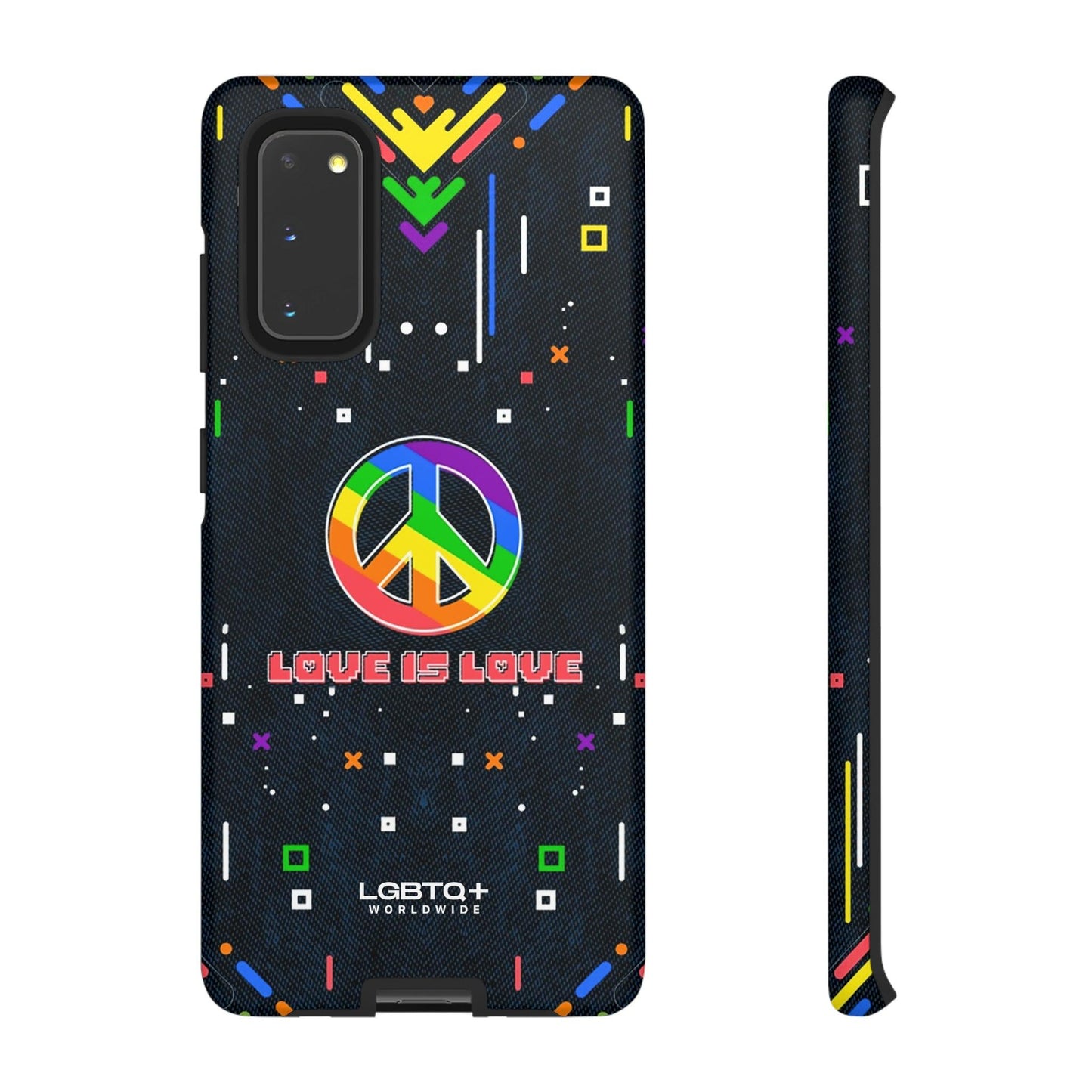 LGBTQWorldwide - ,,PEACE" Doppelgehäuse Handyhülle Accessories, Glossy, iPhone Cases, Matte, Phone accessory, Phone Cases, Samsung Cases, Thermo, Valentine's Day Picks lgbtq Bekleidung Accessoires unisex Zubehör