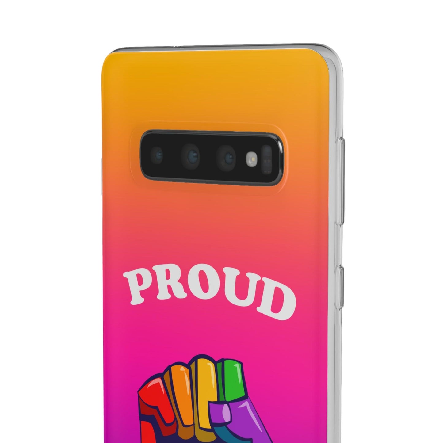 LGBTQWorldwide - ,,GLÜCKLICH" Flexible Handyhülle Accessories, Case, iPhone, iPhone Cases, Phone accessory, Phone Cases, Samsung Cases, silikon, Valentine's Day promotion lgbtq Bekleidung Accessoires unisex Zubehör