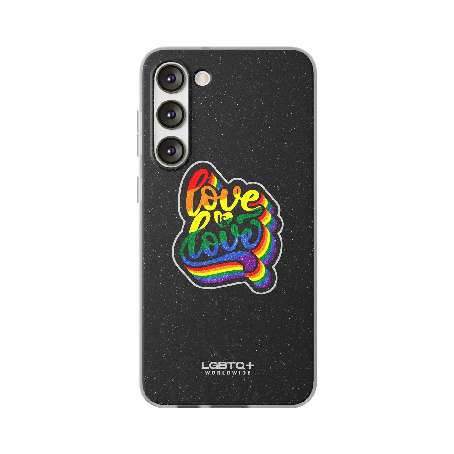 LGBTQWorldwide - ,,LIEBE IST LIEBE" Flexible Handyhülle Accessories, Case, iPhone, iPhone Cases, Phone accessory, Phone Cases, Samsung Cases, Valentine's Day promotion lgbtq Bekleidung Accessoires unisex Zubehör