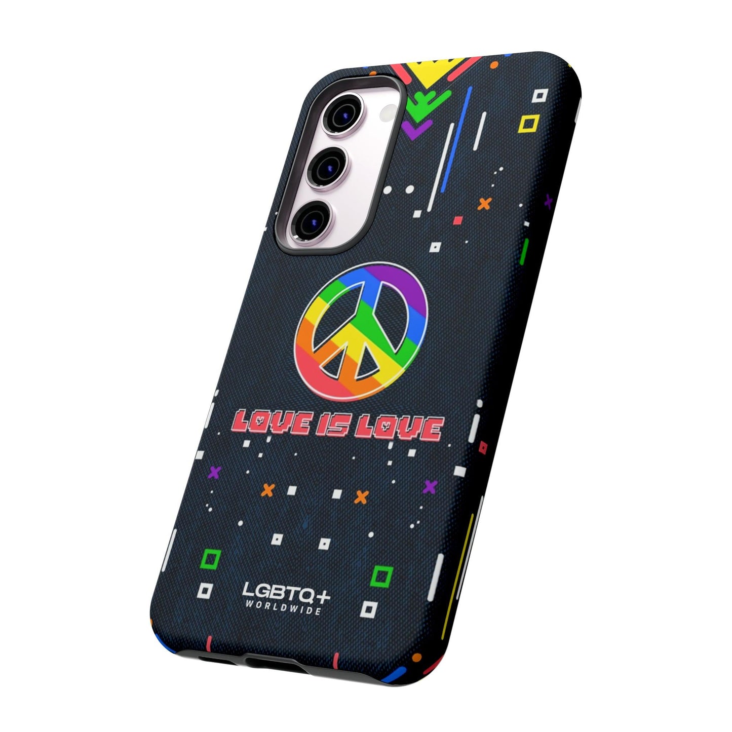 LGBTQWorldwide - ,,PEACE" Doppelgehäuse Handyhülle Accessories, Glossy, iPhone Cases, Matte, Phone accessory, Phone Cases, Samsung Cases, Thermo, Valentine's Day Picks lgbtq Bekleidung Accessoires unisex Zubehör