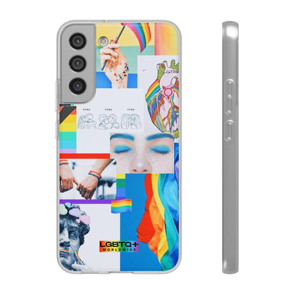 LGBTQWorldwide - ,,SEI FREI" Flexible Handyhülle Accessories, Case, iPhone, iPhone Cases, Phone accessory, Phone Cases, Samsung Cases, silikon, Valentine's Day promotion lgbtq Bekleidung Accessoires unisex Zubehör