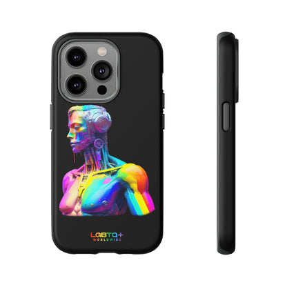 LGBTQWorldwide - ,,ZUKÜNFTIGER ROBOTER" Doppelgehäuse Handyhülle Accessories, Glossy, iPhone Cases, Matte, Phone accessory, Phone Cases, Samsung Cases, tough, Valentine's Day Picks lgbtq Bekleidung Accessoires unisex Zubehör