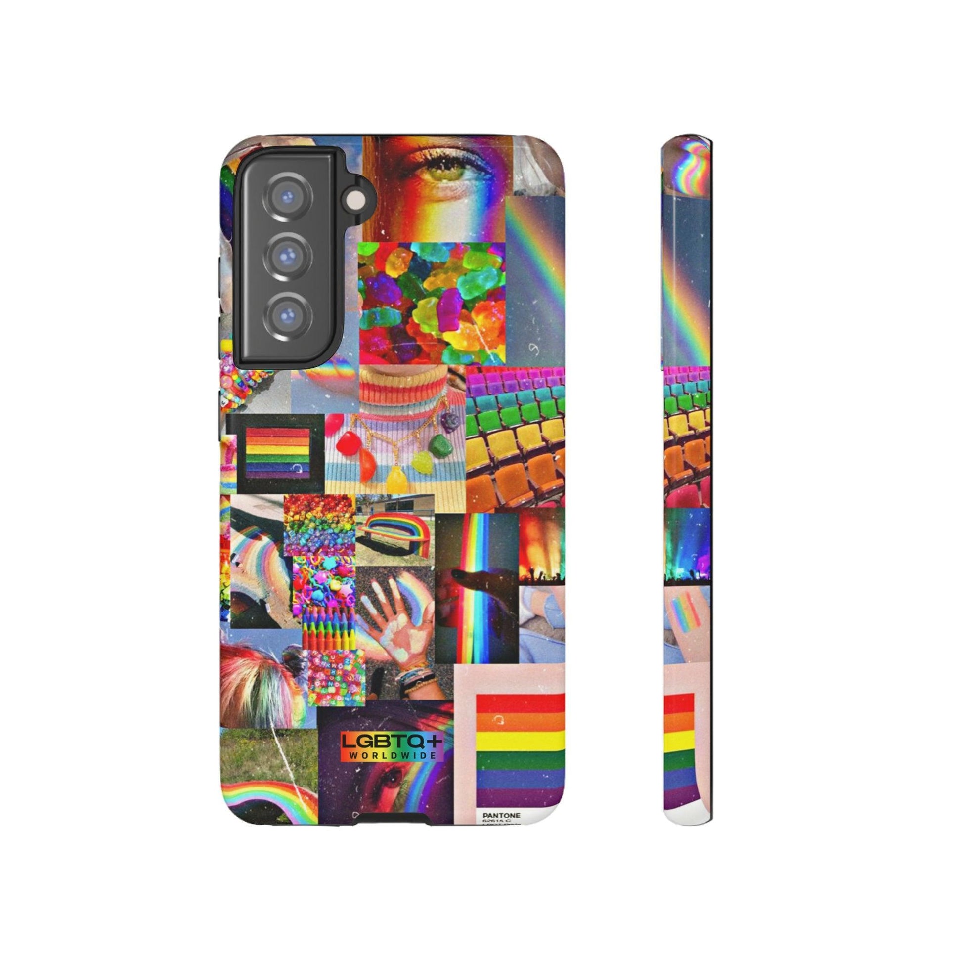 LGBTQWorldwide - ,,FARBEN" Doppelgehäuse Handyhülle Accessories, Glossy, iPhone Cases, Matte, Phone accessory, Phone Cases, Samsung Cases, Thermo, Valentine's Day Picks lgbtq Bekleidung Accessoires unisex Zubehör