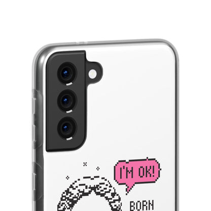 LGBTQWorldwide - ,,BORN THIS WAY" Flexible Handyhülle Accessories, Case, iPhone, iPhone Cases, Phone accessory, Phone Cases, Samsung Cases, silikon, Valentine's Day promotion lgbtq Bekleidung Accessoires unisex Zubehör