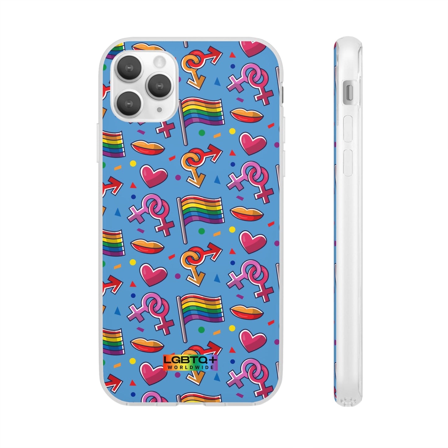 LGBTQWorldwide - ,,FLAGGEN" Flexible Handyhülle Accessories, Case, iPhone, iPhone Cases, Phone accessory, Phone Cases, Samsung Cases, silikon, Valentine's Day promotion lgbtq Bekleidung Accessoires unisex Zubehör