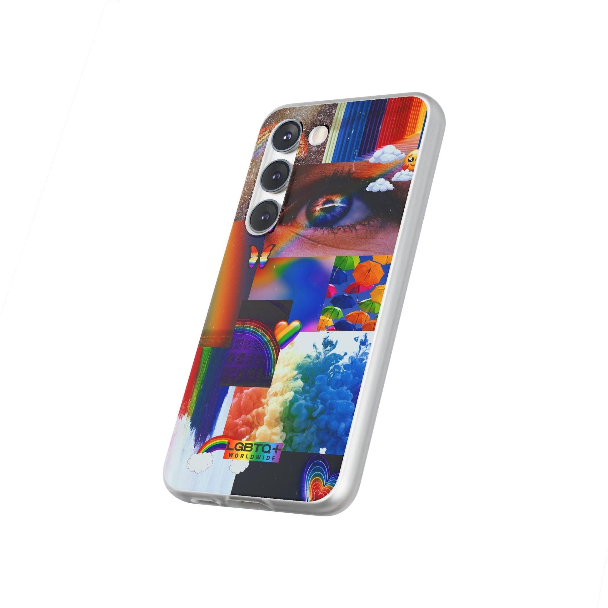 LGBTQWorldwide - ,,VISION" Flexible Handyhülle Accessories, Case, iPhone, iPhone Cases, Phone accessory, Phone Cases, Samsung Cases, silikon, Valentine's Day promotion lgbtq Bekleidung Accessoires unisex Zubehör