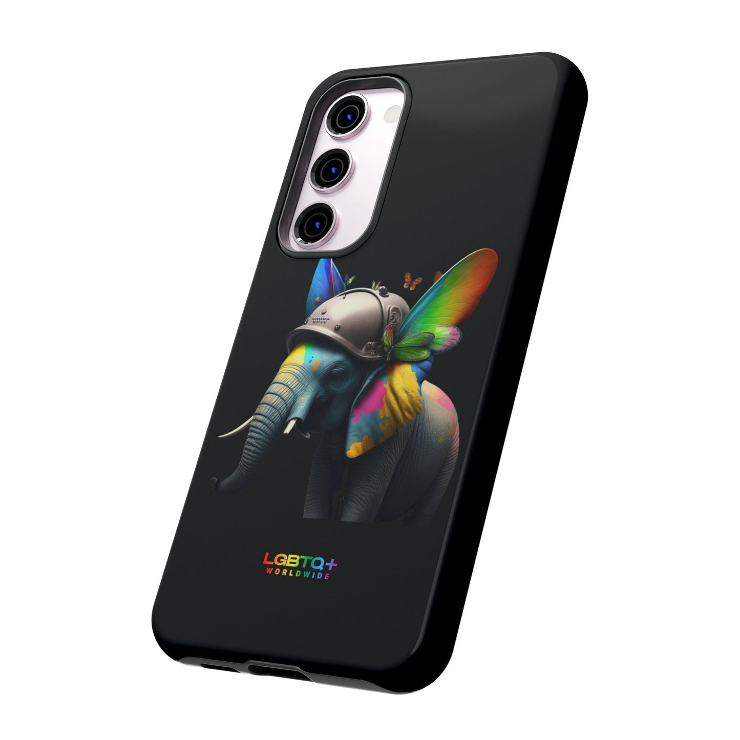 LGBTQWorldwide - ,,ELEFANT" Doppelgehäuse Handyhülle Accessories, Glossy, iPhone Cases, Matte, Phone accessory, Phone Cases, Samsung Cases, tough, Valentine's Day Picks lgbtq Bekleidung Accessoires unisex Zubehör