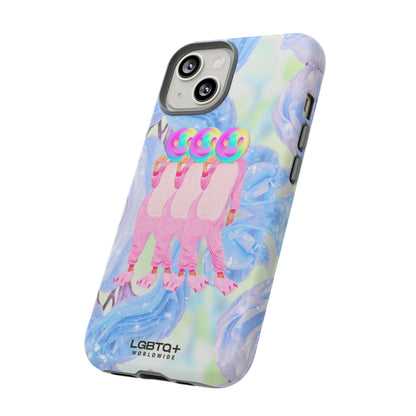 LGBTQWorldwide - ,,TEDDY BÄR" Doppelgehäuse Handyhülle Accessories, Glossy, iPhone Cases, Matte, Phone accessory, Phone Cases, Samsung Cases, Thermo, Valentine's Day Picks lgbtq Bekleidung Accessoires unisex Zubehör