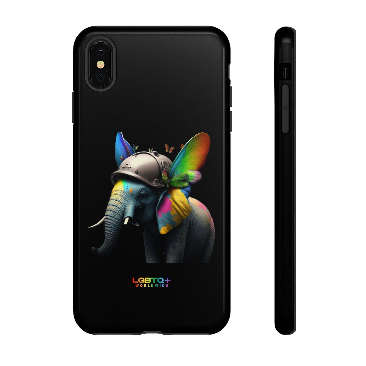 LGBTQWorldwide - ,,ELEFANT" Doppelgehäuse Handyhülle Accessories, Glossy, iPhone Cases, Matte, Phone accessory, Phone Cases, Samsung Cases, tough, Valentine's Day Picks lgbtq Bekleidung Accessoires unisex Zubehör