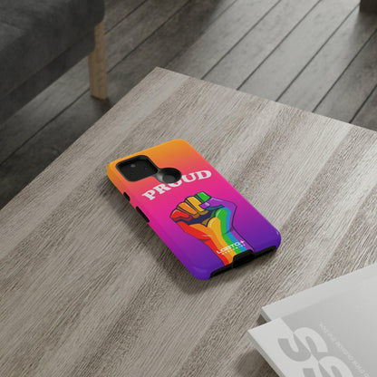 LGBTQWorldwide - ,,GLÜCKLICH" Doppelgehäuse Handyhülle Accessories, Glossy, iPhone Cases, Matte, Phone accessory, Phone Cases, Samsung Cases, Thermo, Valentine's Day Picks lgbtq Bekleidung Accessoires unisex Zubehör