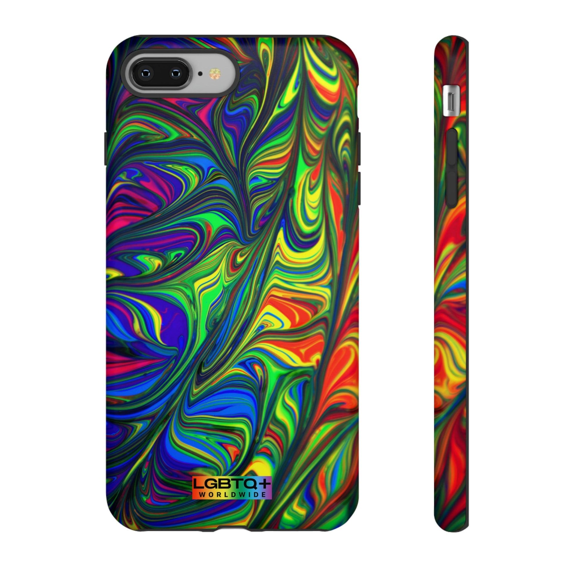 LGBTQWorldwide - ,,ILLUSION" Doppelgehäuse Handyhülle Accessories, Glossy, iPhone Cases, Matte, Phone accessory, Phone Cases, Samsung Cases, Thermo, Valentine's Day Picks lgbtq Bekleidung Accessoires unisex Zubehör