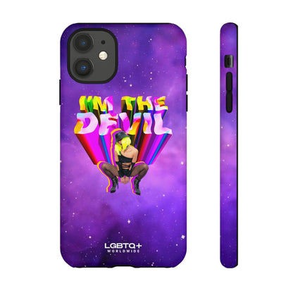 LGBTQWorldwide - ,,I AM THE DEVIL" Doppelgehäuse Handyhülle Accessories, Glossy, iPhone Cases, Matte, Phone accessory, Phone Cases, Samsung Cases, Thermo, Valentine's Day Picks lgbtq Bekleidung Accessoires unisex Zubehör