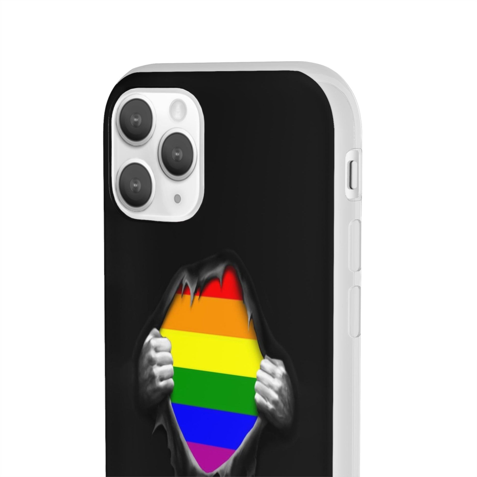 LGBTQWorldwide - ,,SCHWARZES LOCH" Flexible Handyhülle Accessories, Case, iPhone, iPhone Cases, Phone accessory, Phone Cases, Samsung Cases, silikon, Valentine's Day promotion lgbtq Bekleidung Accessoires unisex Zubehör