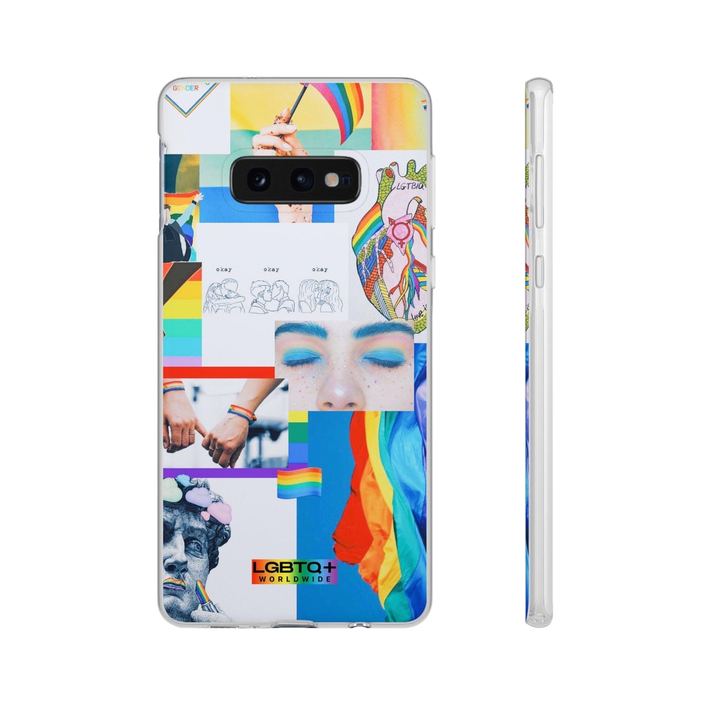 LGBTQWorldwide - ,,SEI FREI" Flexible Handyhülle Accessories, Case, iPhone, iPhone Cases, Phone accessory, Phone Cases, Samsung Cases, silikon, Valentine's Day promotion lgbtq Bekleidung Accessoires unisex Zubehör