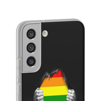 LGBTQWorldwide - ,,SCHWARZES LOCH" Flexible Handyhülle Accessories, Case, iPhone, iPhone Cases, Phone accessory, Phone Cases, Samsung Cases, silikon, Valentine's Day promotion lgbtq Bekleidung Accessoires unisex Zubehör