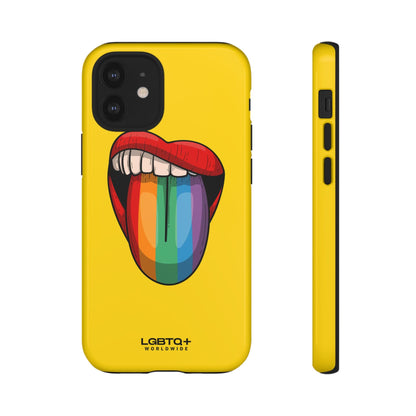 LGBTQWorldwide - ,,ZUNGE" Doppelgehäuse Handyhülle Accessories, Glossy, iPhone Cases, Matte, Phone accessory, Phone Cases, Samsung Cases, Thermo, Valentine's Day Picks lgbtq Bekleidung Accessoires unisex Zubehör