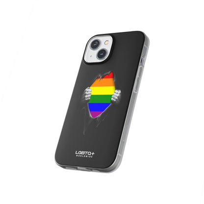 LGBTQWorldwide - ,,SCHWARZES LOCH" Flexible Handyhülle Accessories, Case, iPhone, iPhone Cases, Phone accessory, Phone Cases, Samsung Cases, silikon, Valentine's Day promotion lgbtq Bekleidung Accessoires unisex Zubehör