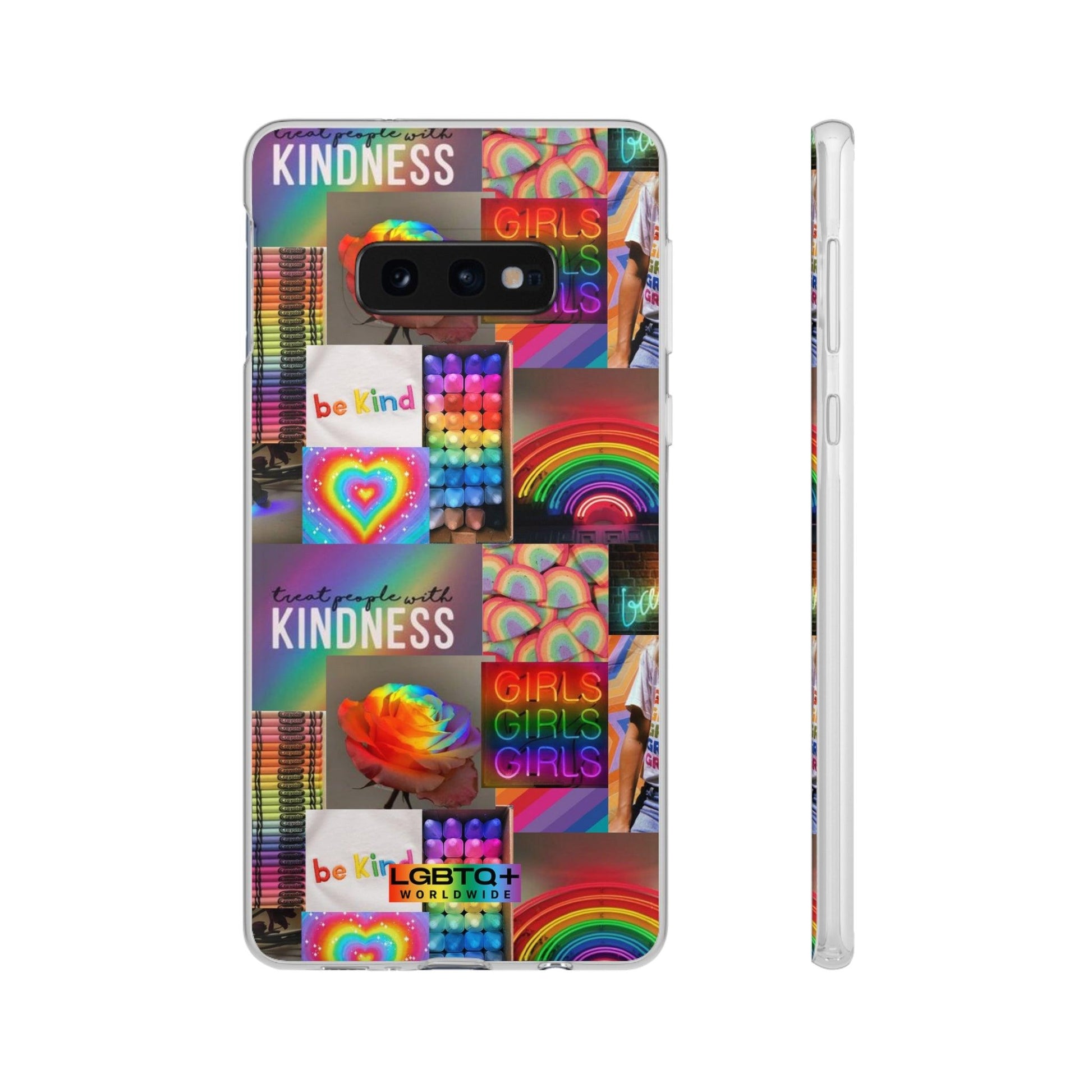 LGBTQWorldwide - ,,FREUNDLICHKEIT" Flexible Handyhülle Accessories, Case, iPhone, iPhone Cases, Phone accessory, Phone Cases, Samsung Cases, silikon, Valentine's Day promotion lgbtq Bekleidung Accessoires unisex Zubehör