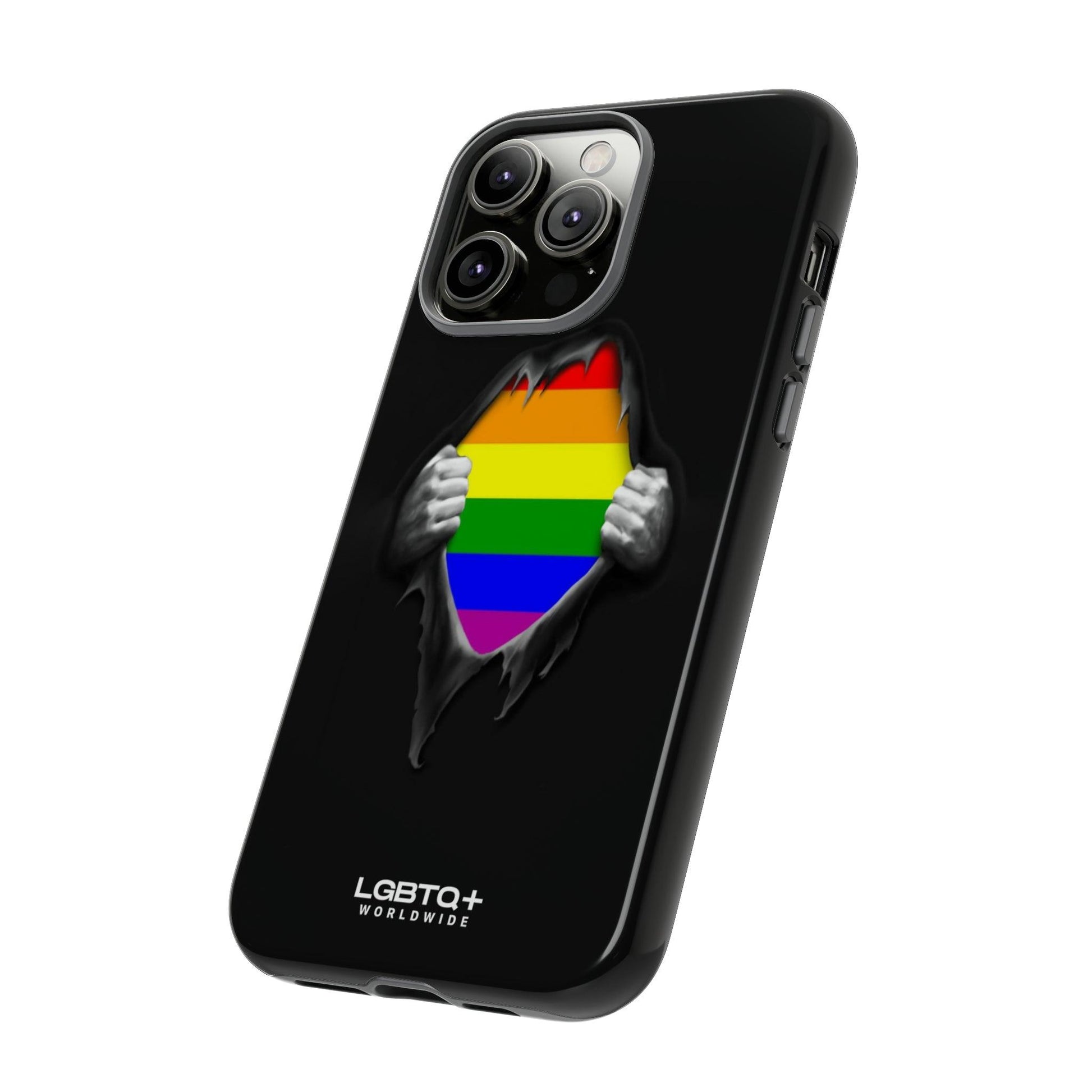 LGBTQWorldwide - ,,SCHWARZES LOCH" Doppelgehäuse Handyhülle Accessories, Glossy, iPhone Cases, Matte, Phone accessory, Phone Cases, Samsung Cases, Thermo, Valentine's Day Picks lgbtq Bekleidung Accessoires unisex Zubehör