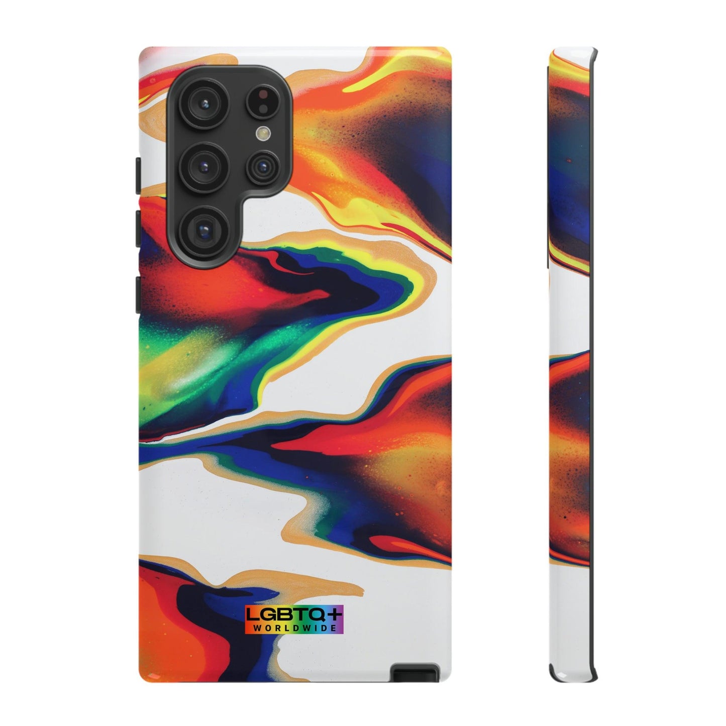 LGBTQWorldwide - ,,EINZIGARTIG" Doppelgehäuse Handyhülle Accessories, Glossy, iPhone Cases, Matte, Phone accessory, Phone Cases, Samsung Cases, Thermo, Valentine's Day Picks lgbtq Bekleidung Accessoires unisex Zubehör