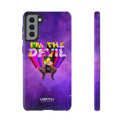 LGBTQWorldwide - ,,I AM THE DEVIL" Doppelgehäuse Handyhülle Accessories, Glossy, iPhone Cases, Matte, Phone accessory, Phone Cases, Samsung Cases, Thermo, Valentine's Day Picks lgbtq Bekleidung Accessoires unisex Zubehör