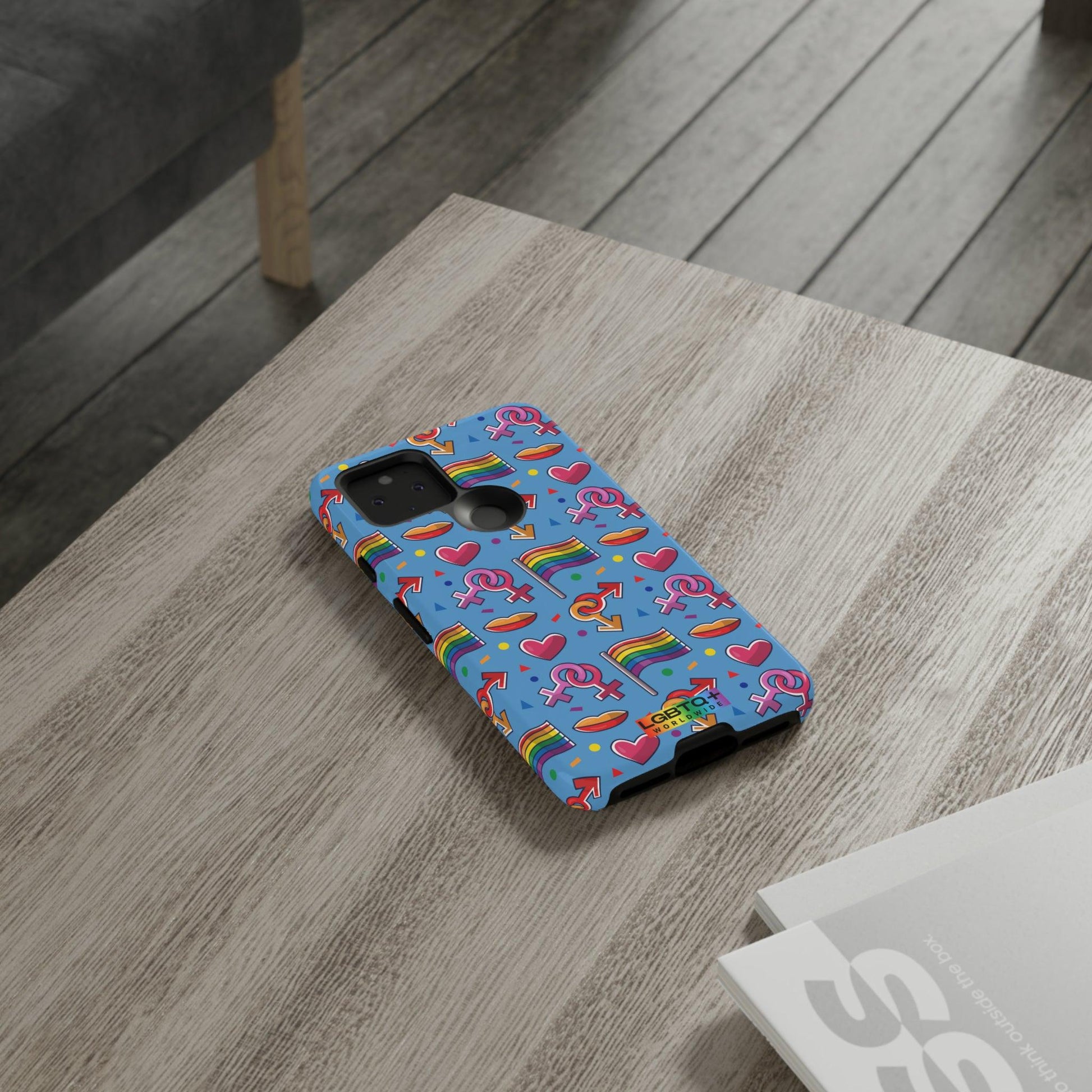 LGBTQWorldwide - ,,FÜHL DICH FREI" Doppelgehäuse Handyhülle Accessories, Glossy, iPhone Cases, Matte, Phone accessory, Phone Cases, Samsung Cases, Thermo, Valentine's Day Picks lgbtq Bekleidung Accessoires unisex Zubehör