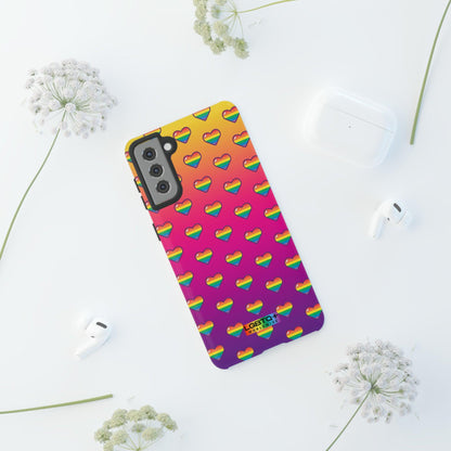 LGBTQWorldwide - ,,HERZ" Doppelgehäuse Handyhülle Accessories, Glossy, iPhone Cases, Matte, Phone accessory, Phone Cases, Samsung Cases, Thermo, Valentine's Day Picks lgbtq Bekleidung Accessoires unisex Zubehör