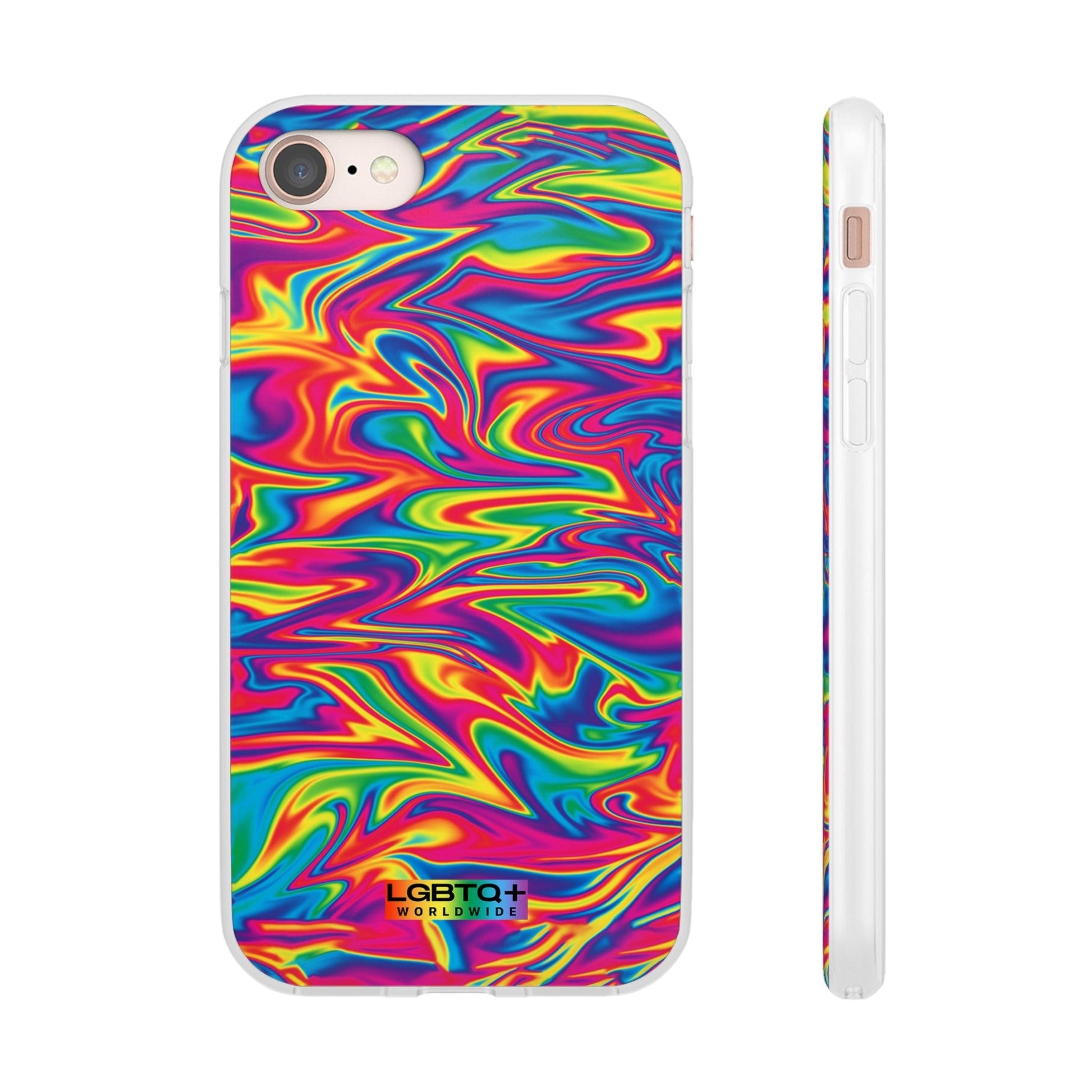 LGBTQWorldwide - ,,ABSTRACT" Flexible Handyhülle Accessories, Case, iPhone, iPhone Cases, Phone accessory, Phone Cases, Samsung Cases, silikon, Valentine's Day promotion lgbtq Bekleidung Accessoires unisex Zubehör