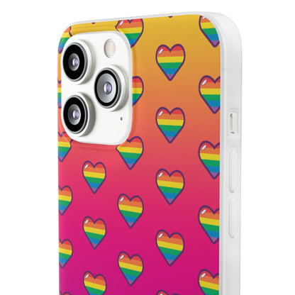 LGBTQWorldwide - ,,HERZEN" Flexible Handyhülle Accessories, Case, iPhone, iPhone Cases, Phone accessory, Phone Cases, Samsung Cases, silikon, Valentine's Day promotion lgbtq Bekleidung Accessoires unisex Zubehör