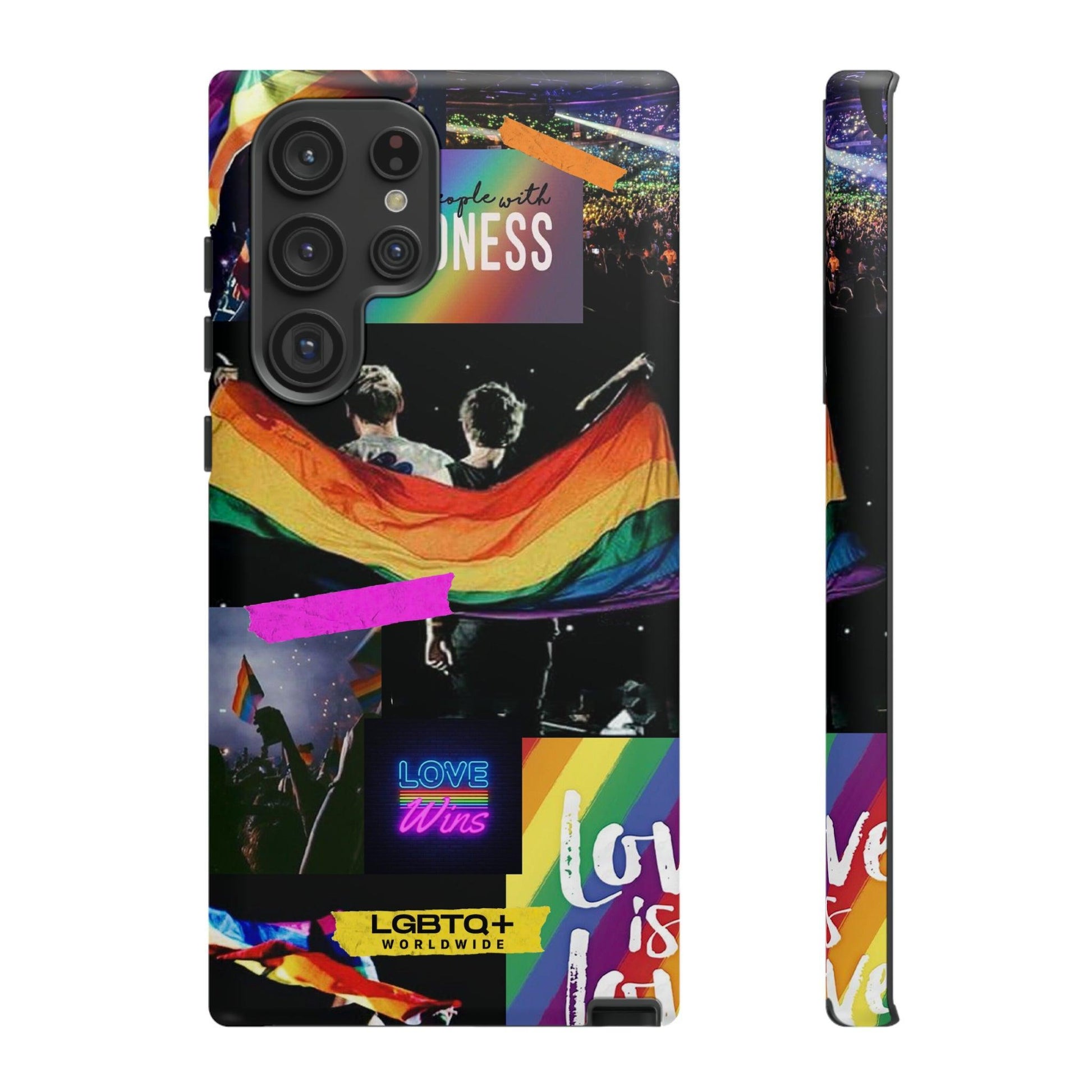 LGBTQWorldwide - ,,COMMUNITY" Doppelgehäuse Handyhülle Accessories, Glossy, iPhone Cases, Matte, Phone accessory, Phone Cases, Samsung Cases, Thermo, Valentine's Day Picks lgbtq Bekleidung Accessoires unisex Zubehör