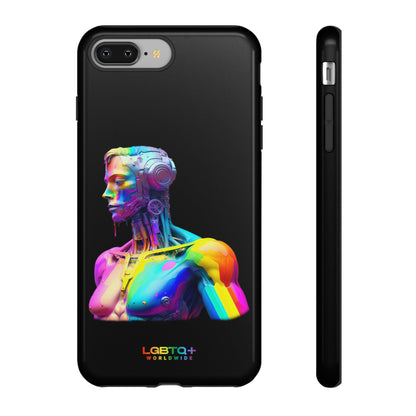 LGBTQWorldwide - ,,ZUKÜNFTIGER ROBOTER" Doppelgehäuse Handyhülle Accessories, Glossy, iPhone Cases, Matte, Phone accessory, Phone Cases, Samsung Cases, tough, Valentine's Day Picks lgbtq Bekleidung Accessoires unisex Zubehör