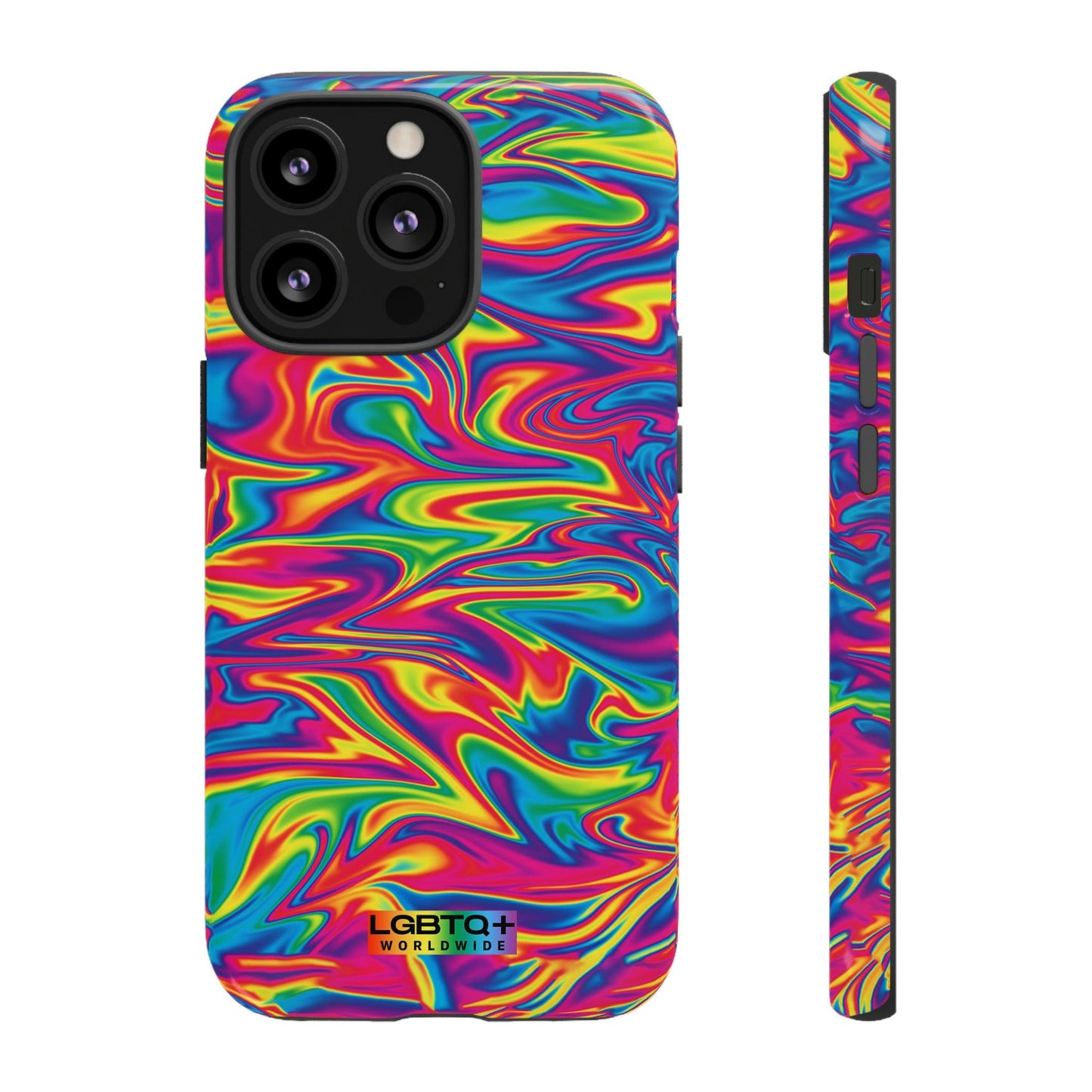 LGBTQWorldwide - ,,ABSTRACT" Doppelgehäuse Handyhülle Accessories, Glossy, iPhone Cases, Matte, Phone accessory, Phone Cases, Samsung Cases, Thermo, Valentine's Day Picks lgbtq Bekleidung Accessoires unisex Zubehör