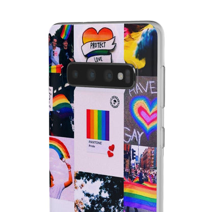 LGBTQWorldwide - ,,REGENBOGEN" Flexible Handyhülle Accessories, Case, iPhone, iPhone Cases, Phone accessory, Phone Cases, Samsung Cases, silikon, Valentine's Day promotion lgbtq Bekleidung Accessoires unisex Zubehör