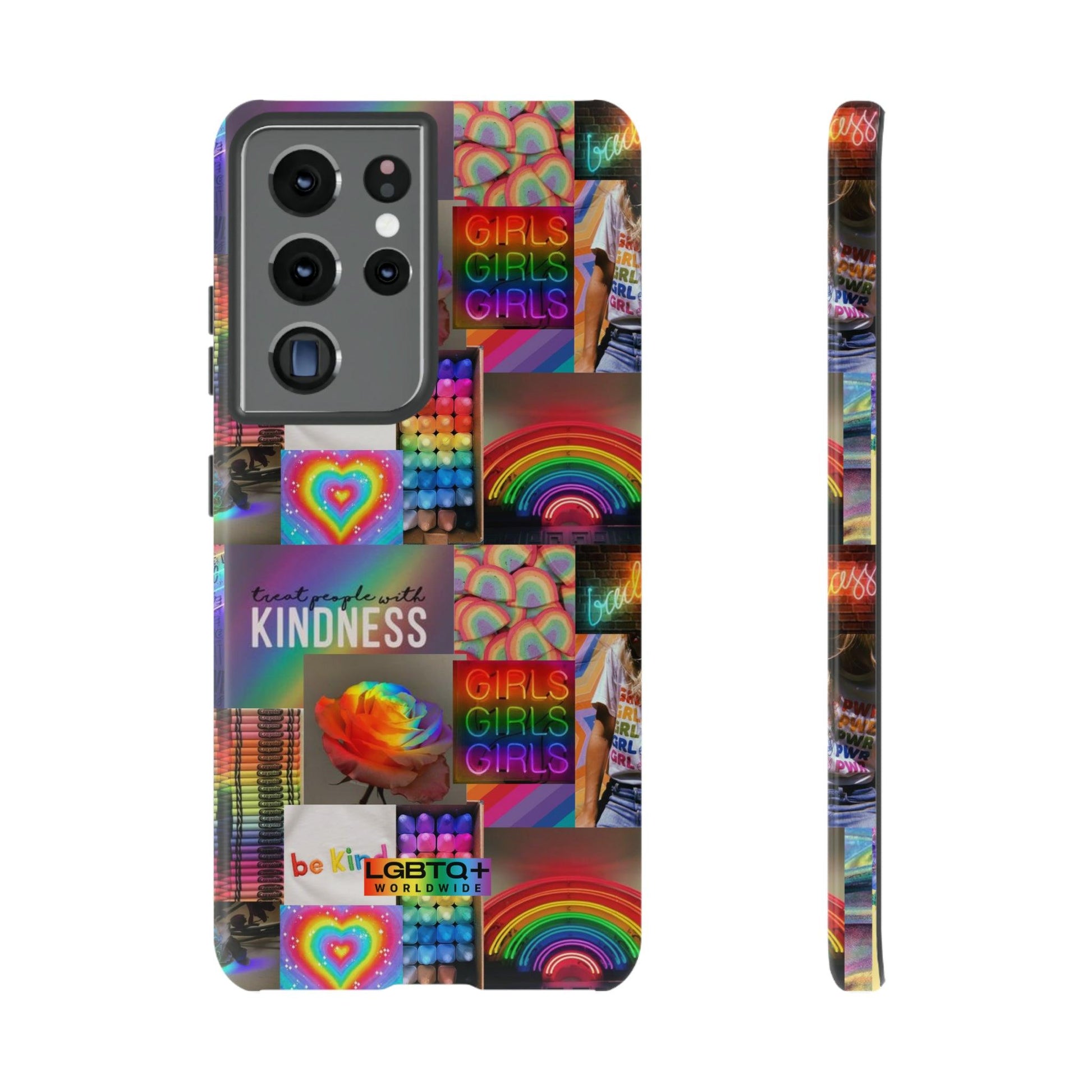 LGBTQWorldwide - ,,FREUNDLICH" Doppelgehäuse Handyhülle Accessories, Glossy, iPhone Cases, Matte, Phone accessory, Phone Cases, Samsung Cases, Thermo, Valentine's Day Picks lgbtq Bekleidung Accessoires unisex Zubehör