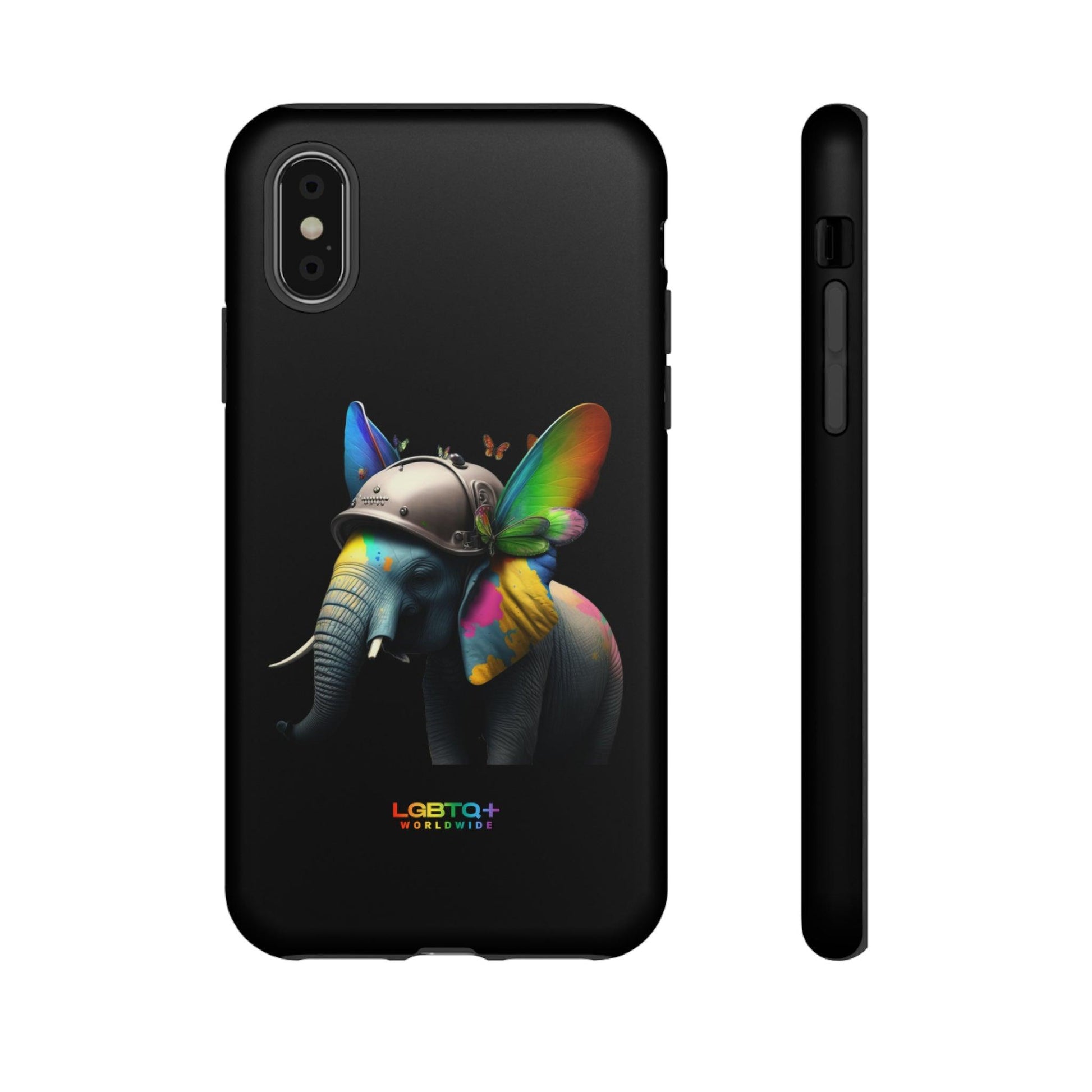 LGBTQWorldwide - ,,ELEFANT" Doppelgehäuse Handyhülle Accessories, Glossy, iPhone Cases, Matte, Phone accessory, Phone Cases, Samsung Cases, tough, Valentine's Day Picks lgbtq Bekleidung Accessoires unisex Zubehör