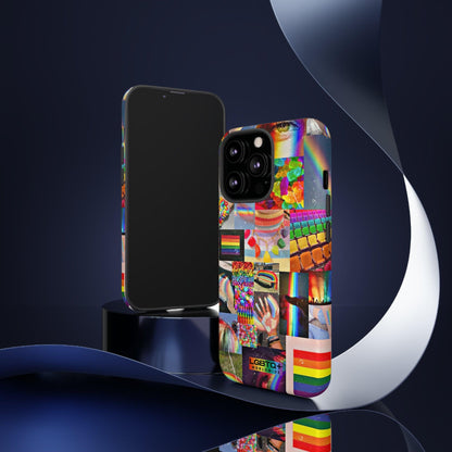 LGBTQWorldwide - ,,FARBEN" Doppelgehäuse Handyhülle Accessories, Glossy, iPhone Cases, Matte, Phone accessory, Phone Cases, Samsung Cases, Thermo, Valentine's Day Picks lgbtq Bekleidung Accessoires unisex Zubehör