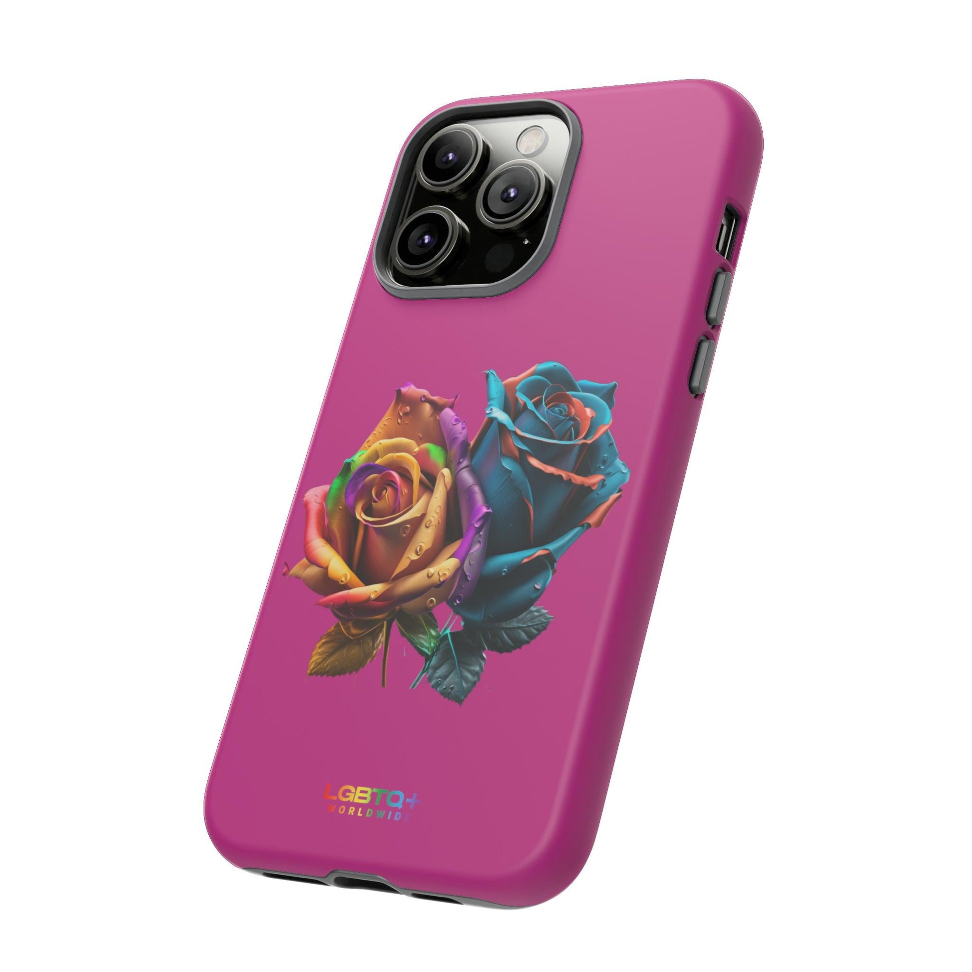 LGBTQWorldwide - ,,ROSEN" Doppelgehäuse Handyhülle Accessories, Glossy, iPhone Cases, Matte, Phone accessory, Phone Cases, Samsung Cases, tough, Valentine's Day Picks lgbtq Bekleidung Accessoires unisex Zubehör