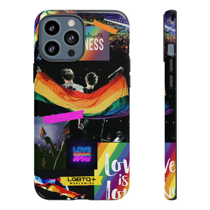 LGBTQWorldwide - ,,COMMUNITY" Doppelgehäuse Handyhülle Accessories, Glossy, iPhone Cases, Matte, Phone accessory, Phone Cases, Samsung Cases, Thermo, Valentine's Day Picks lgbtq Bekleidung Accessoires unisex Zubehör