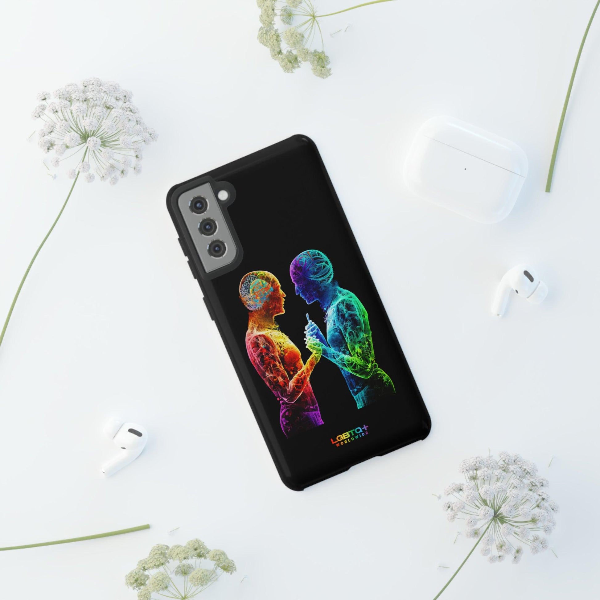 LGBTQWorldwide - ,,ZUSAMMEN" Doppelgehäuse Handyhülle Accessories, Glossy, iPhone Cases, Matte, Phone accessory, Phone Cases, Samsung Cases, tough, Valentine's Day Picks lgbtq Bekleidung Accessoires unisex Zubehör