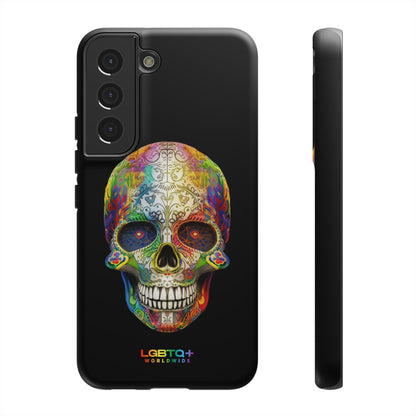 LGBTQWorldwide - ,,SKULL HEAD" Doppelgehäuse Handyhülle Accessories, Glossy, iPhone Cases, Matte, Phone accessory, Phone Cases, Samsung Cases, tough, Valentine's Day Picks lgbtq Bekleidung Accessoires unisex Zubehör