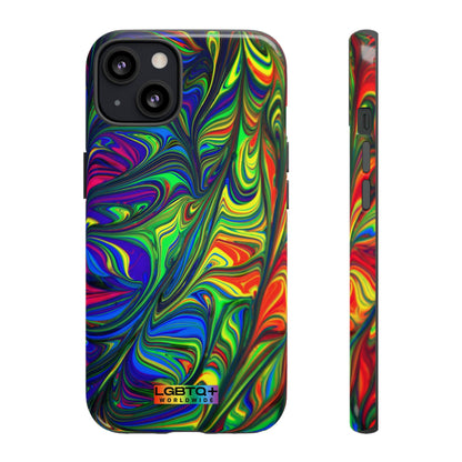 LGBTQWorldwide - ,,ILLUSION" Doppelgehäuse Handyhülle Accessories, Glossy, iPhone Cases, Matte, Phone accessory, Phone Cases, Samsung Cases, Thermo, Valentine's Day Picks lgbtq Bekleidung Accessoires unisex Zubehör