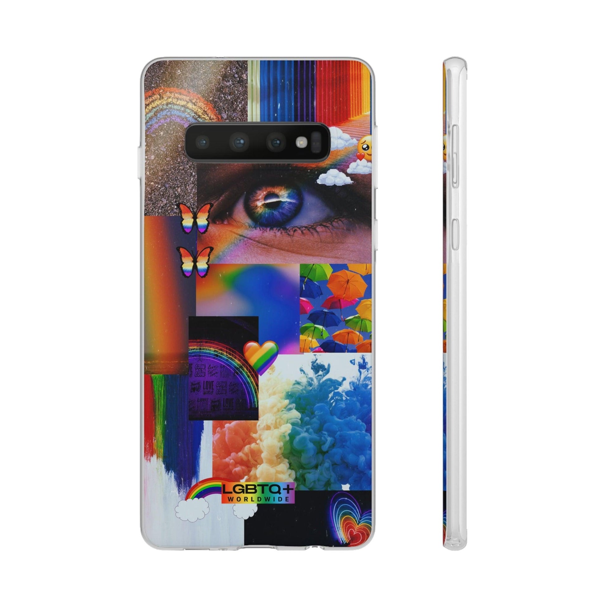 LGBTQWorldwide - ,,VISION" Flexible Handyhülle Accessories, Case, iPhone, iPhone Cases, Phone accessory, Phone Cases, Samsung Cases, silikon, Valentine's Day promotion lgbtq Bekleidung Accessoires unisex Zubehör