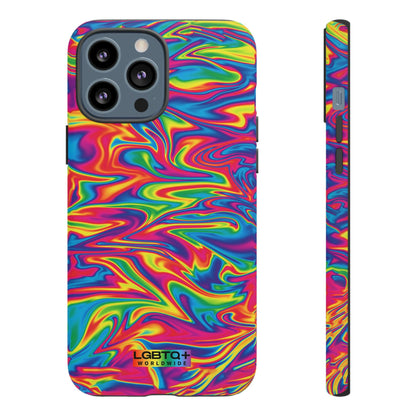 LGBTQWorldwide - ,,ABSTRACT" Doppelgehäuse Handyhülle Accessories, Glossy, iPhone Cases, Matte, Phone accessory, Phone Cases, Samsung Cases, Thermo, Valentine's Day Picks lgbtq Bekleidung Accessoires unisex Zubehör