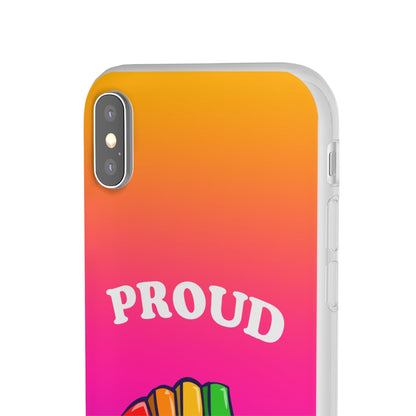 LGBTQWorldwide - ,,GLÜCKLICH" Flexible Handyhülle Accessories, Case, iPhone, iPhone Cases, Phone accessory, Phone Cases, Samsung Cases, silikon, Valentine's Day promotion lgbtq Bekleidung Accessoires unisex Zubehör