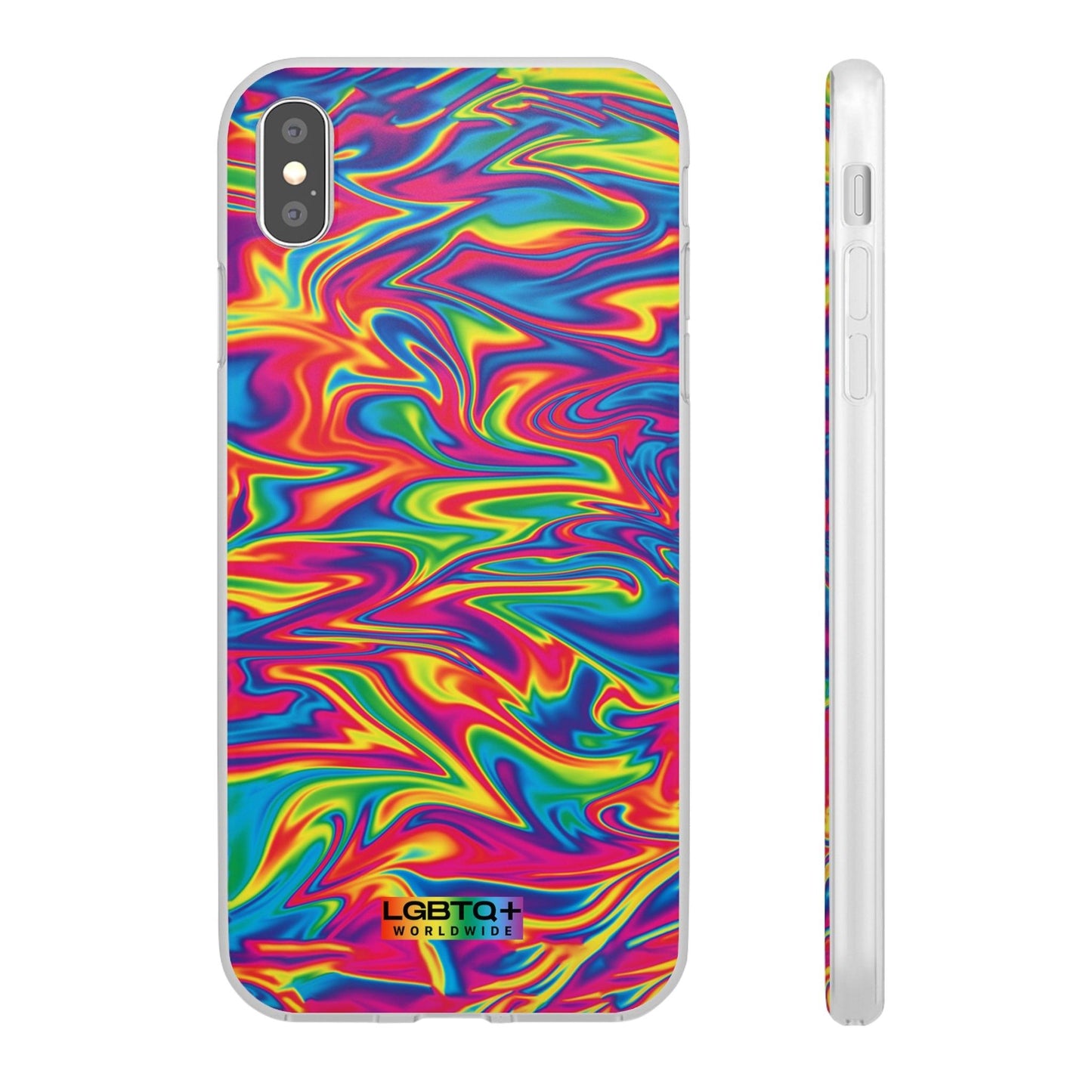 LGBTQWorldwide - ,,ABSTRACT" Flexible Handyhülle Accessories, Case, iPhone, iPhone Cases, Phone accessory, Phone Cases, Samsung Cases, silikon, Valentine's Day promotion lgbtq Bekleidung Accessoires unisex Zubehör