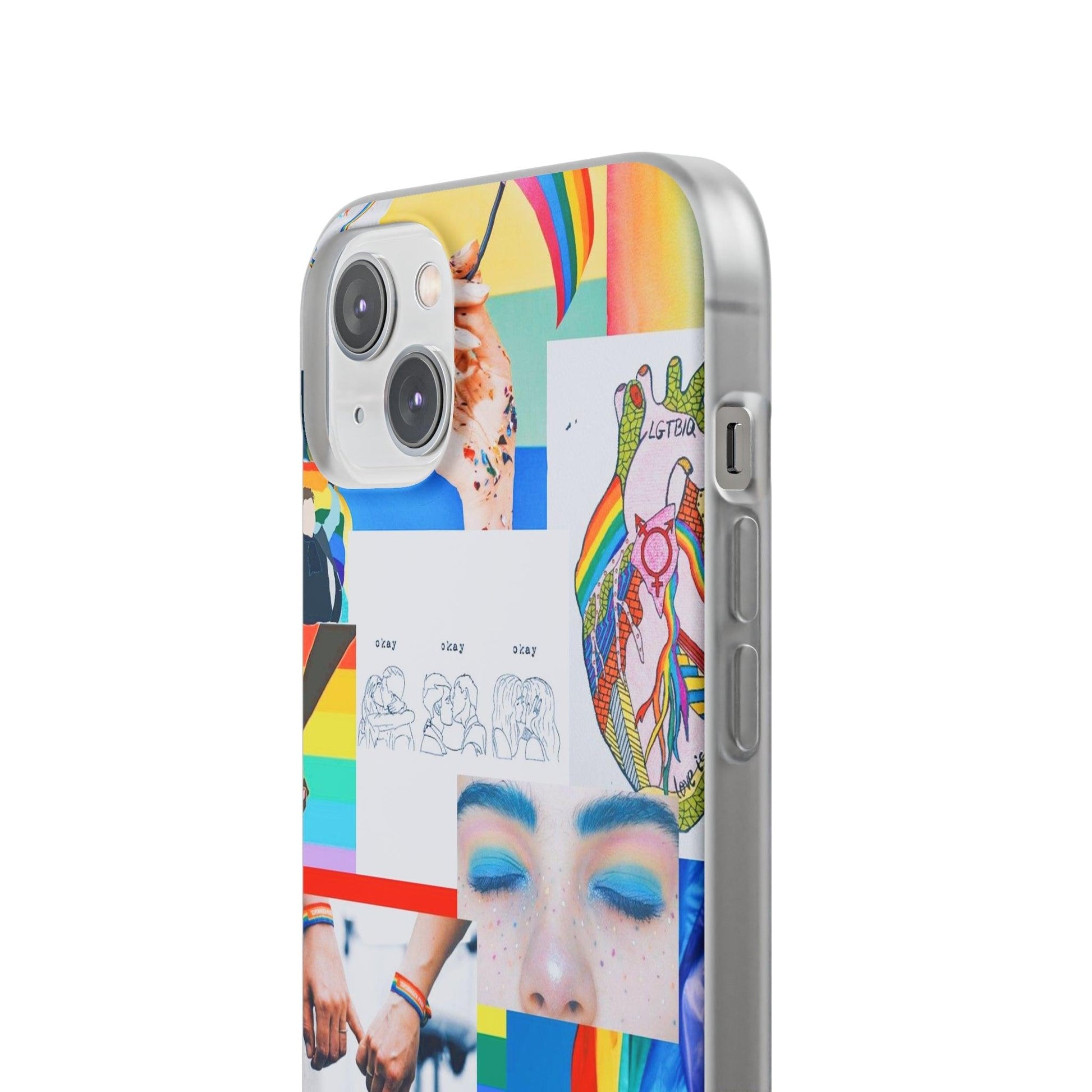 LGBTQWorldwide - ,,SEI FREI" Flexible Handyhülle Accessories, Case, iPhone, iPhone Cases, Phone accessory, Phone Cases, Samsung Cases, silikon, Valentine's Day promotion lgbtq Bekleidung Accessoires unisex Zubehör