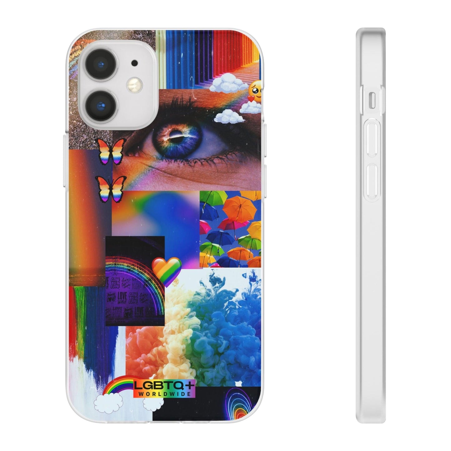 LGBTQWorldwide - ,,VISION" Flexible Handyhülle Accessories, Case, iPhone, iPhone Cases, Phone accessory, Phone Cases, Samsung Cases, silikon, Valentine's Day promotion lgbtq Bekleidung Accessoires unisex Zubehör