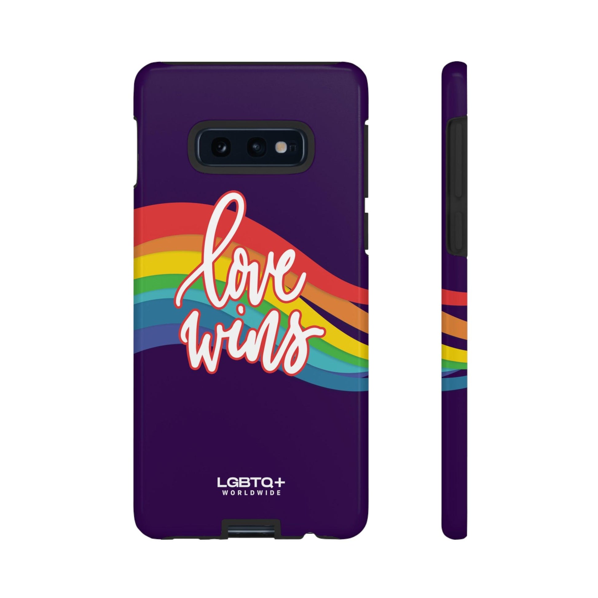 LGBTQWorldwide - ,,LIEBE GEWINNT" Doppelgehäuse Handyhülle Accessories, Glossy, iPhone Cases, Matte, Phone accessory, Phone Cases, Samsung Cases, Thermo, Valentine's Day Picks lgbtq Bekleidung Accessoires unisex Zubehör